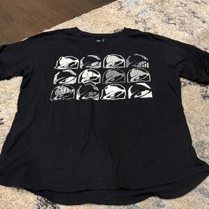 Taco Bell Black Graphic Women’s Shirt Size L